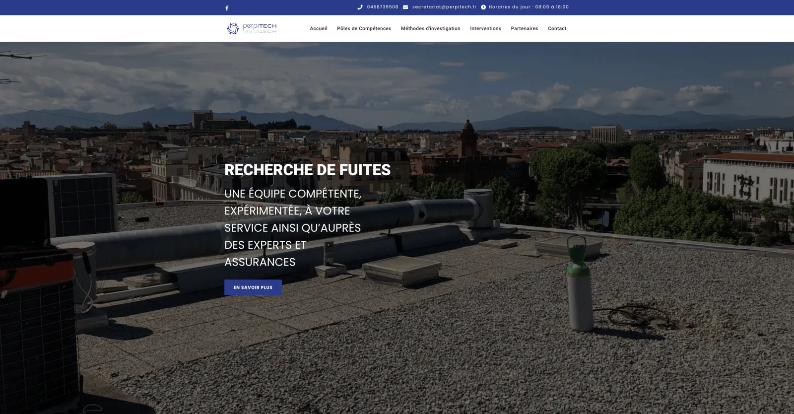 Capture du projet Perpitech (site 2022) : capture 1