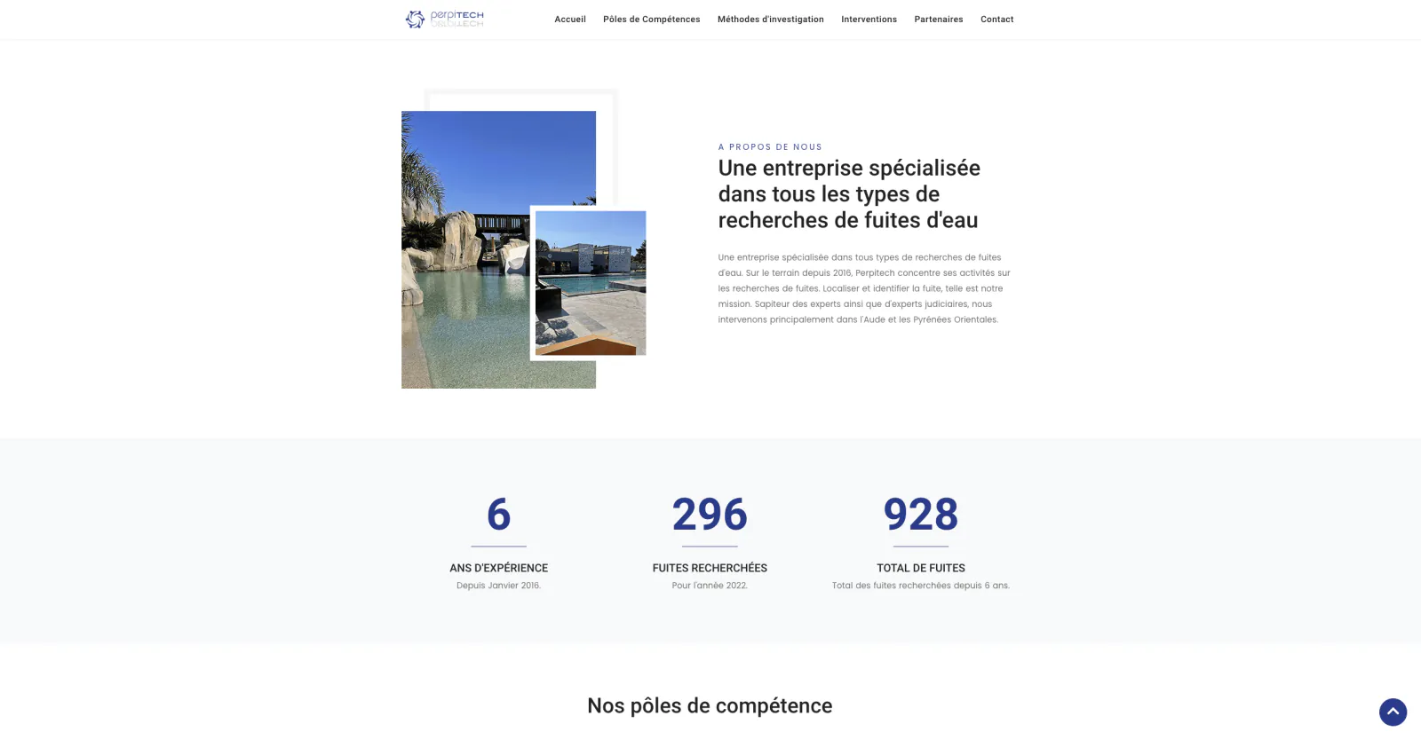 Capture du projet Perpitech (site 2022) : capture 2