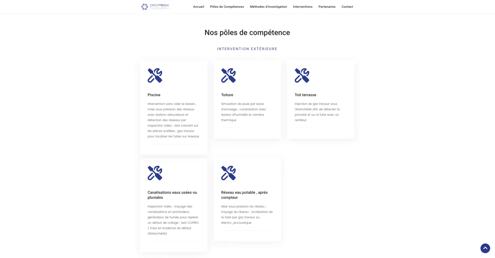 Capture du projet Perpitech (site 2022) : capture 3