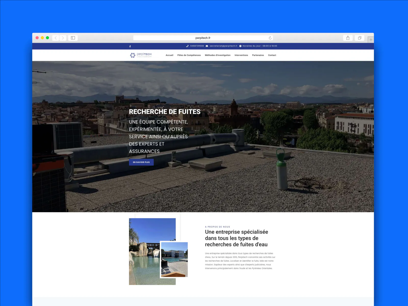 Aperçu du projet Perpitech (site 2022)