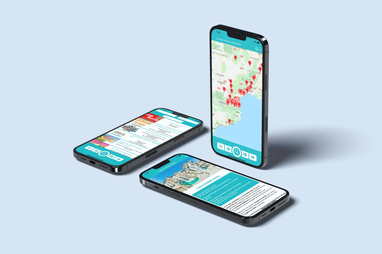 Aperçu du projet Sortir Les Kids (Application mobile)